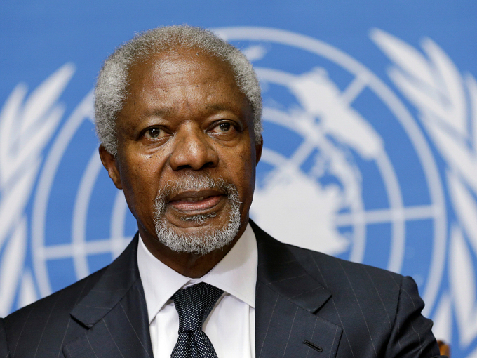 Kofi Annan var den 7. generalsekretæren i FN. Foto: Denis Balibouse, Reuters / NTB scanpix